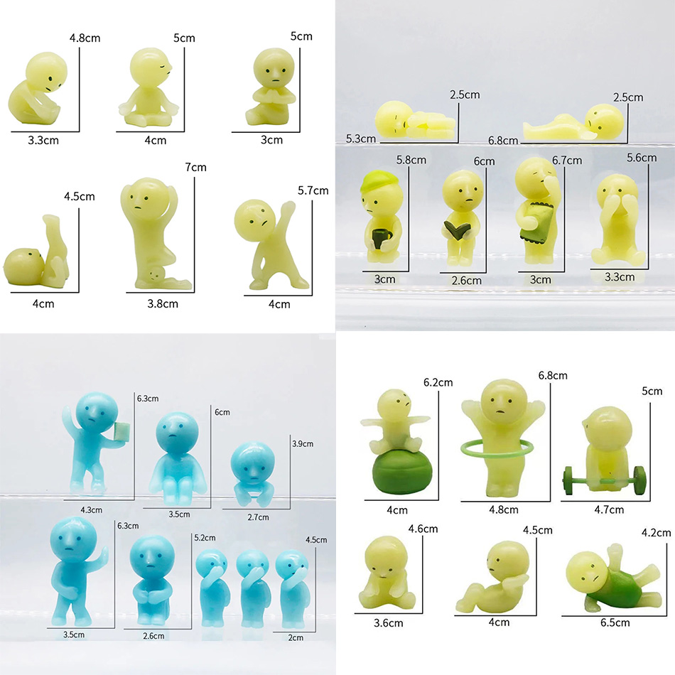 Yoga Fitness Tva - Glow In The Dark Mini Figure