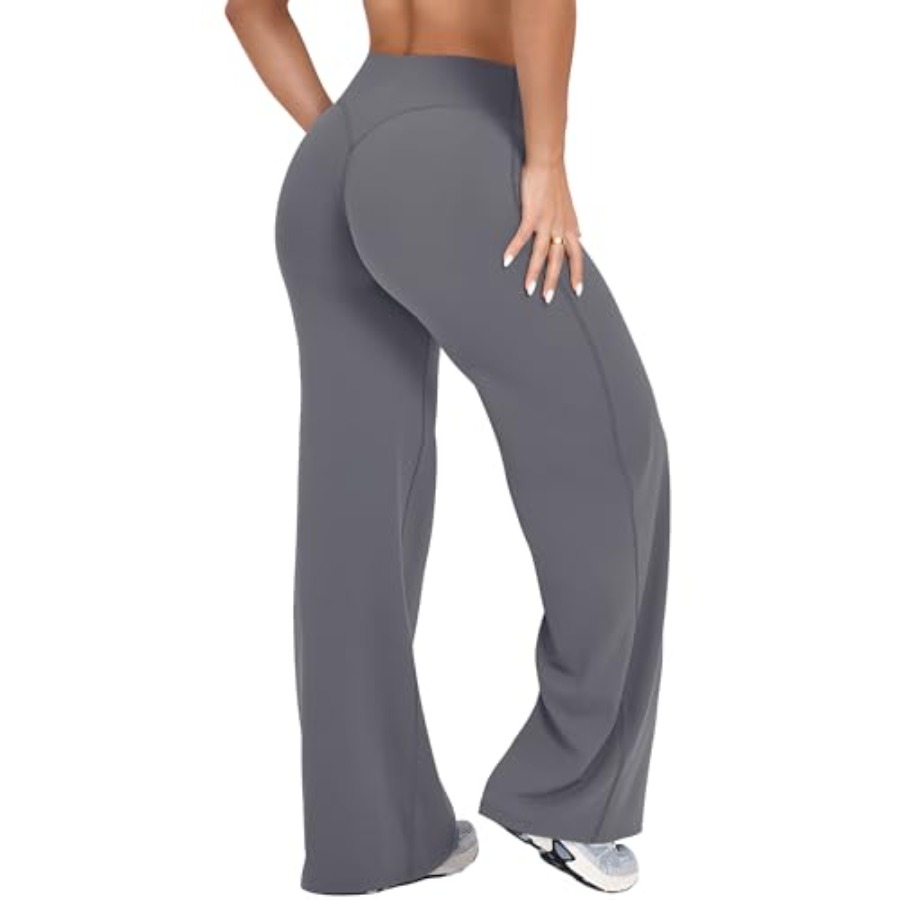 Yoga Fitness Leggings - SoftMotion Straight Leg Bottoms Women Workout