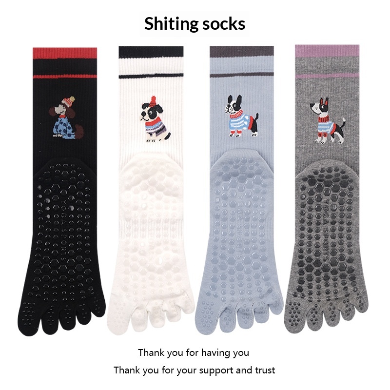 Fitness Yoga Pilates - Yoga Socks Women Five-finger Indoor Workout