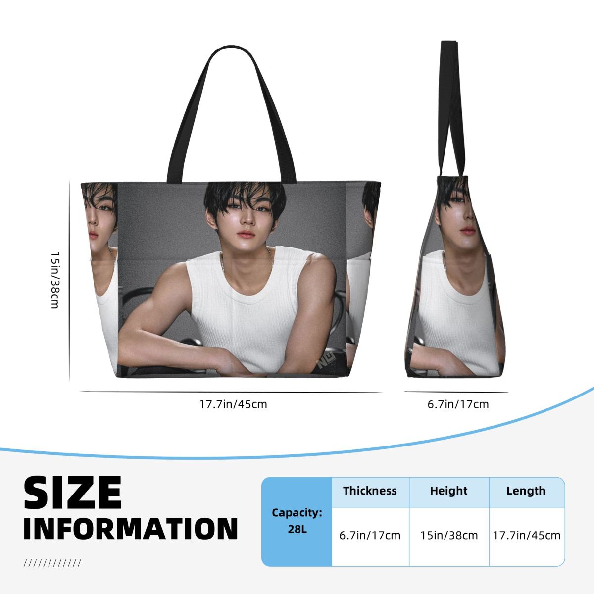 Jungwon En Kpop Beach Tote Bag – Yoga En Fitness Bewertung und Preis