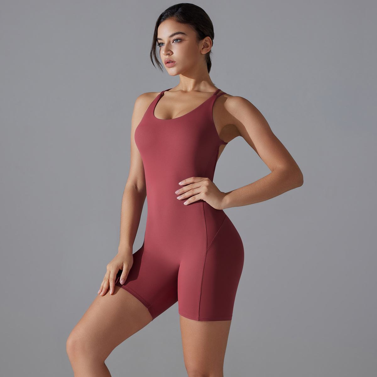 Yoga Set Sexy Backless Sporty  – Yoga Overall Fitness Bewertung und Preis