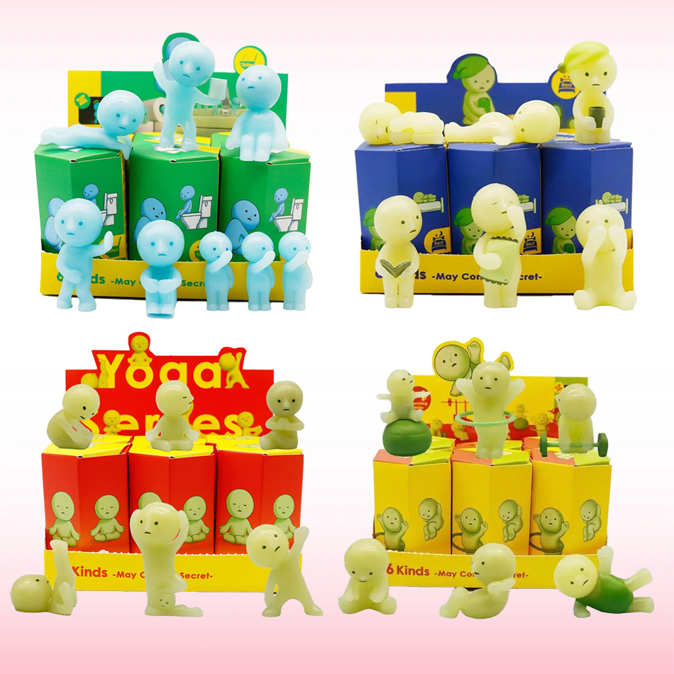Glow In The Dark Mini Figure S – Yoga Fitness Tva Bewertung und Preis