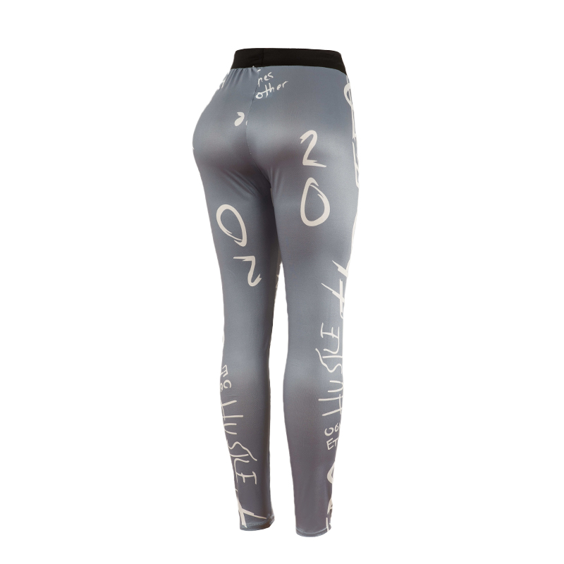 Popular Letter Printed Sexy Fi – Yoga Overall Fitness Bewertung und Preis