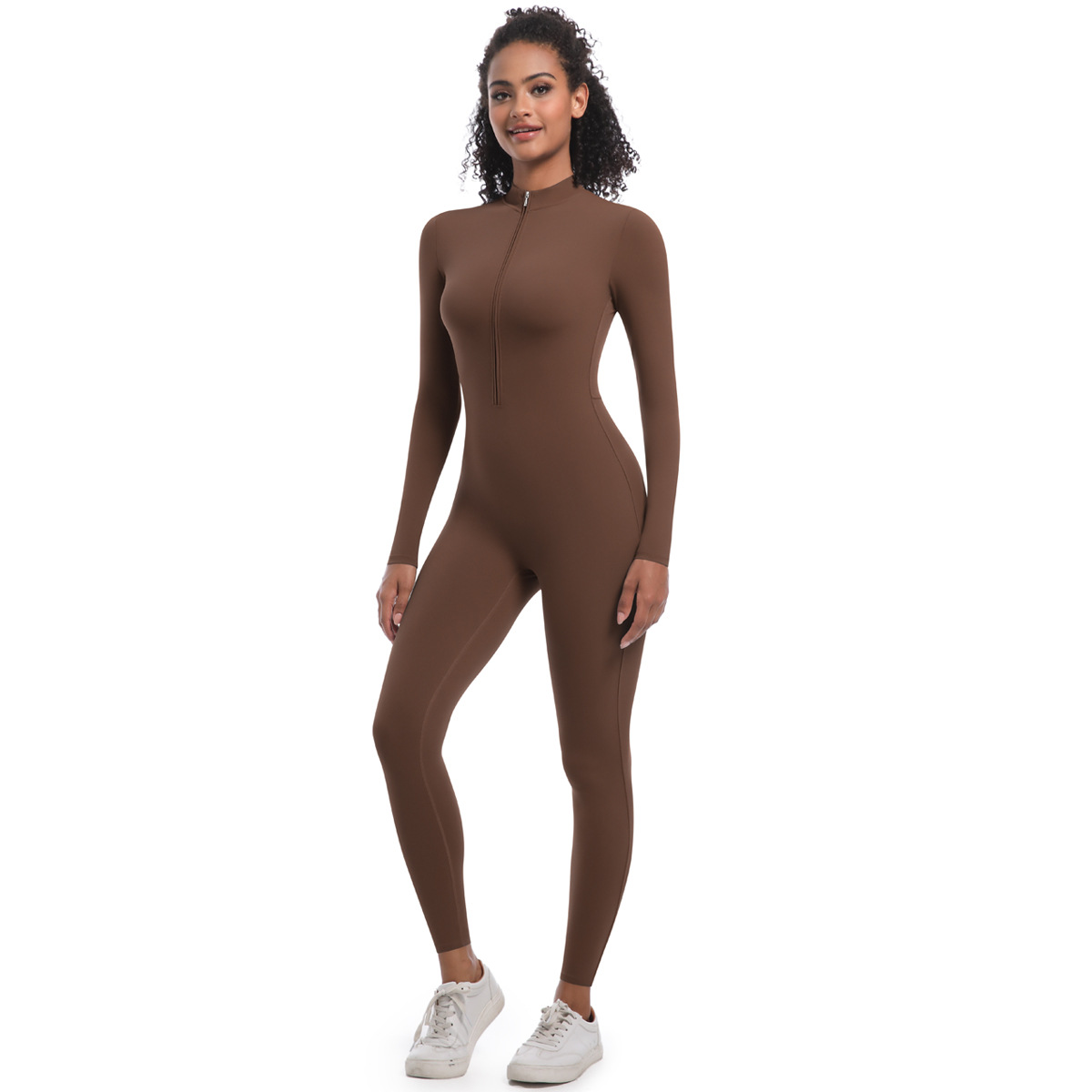 Autumn Zipper Workout Jumpsuit – Yoga Overall Fitness Bewertung und Preis