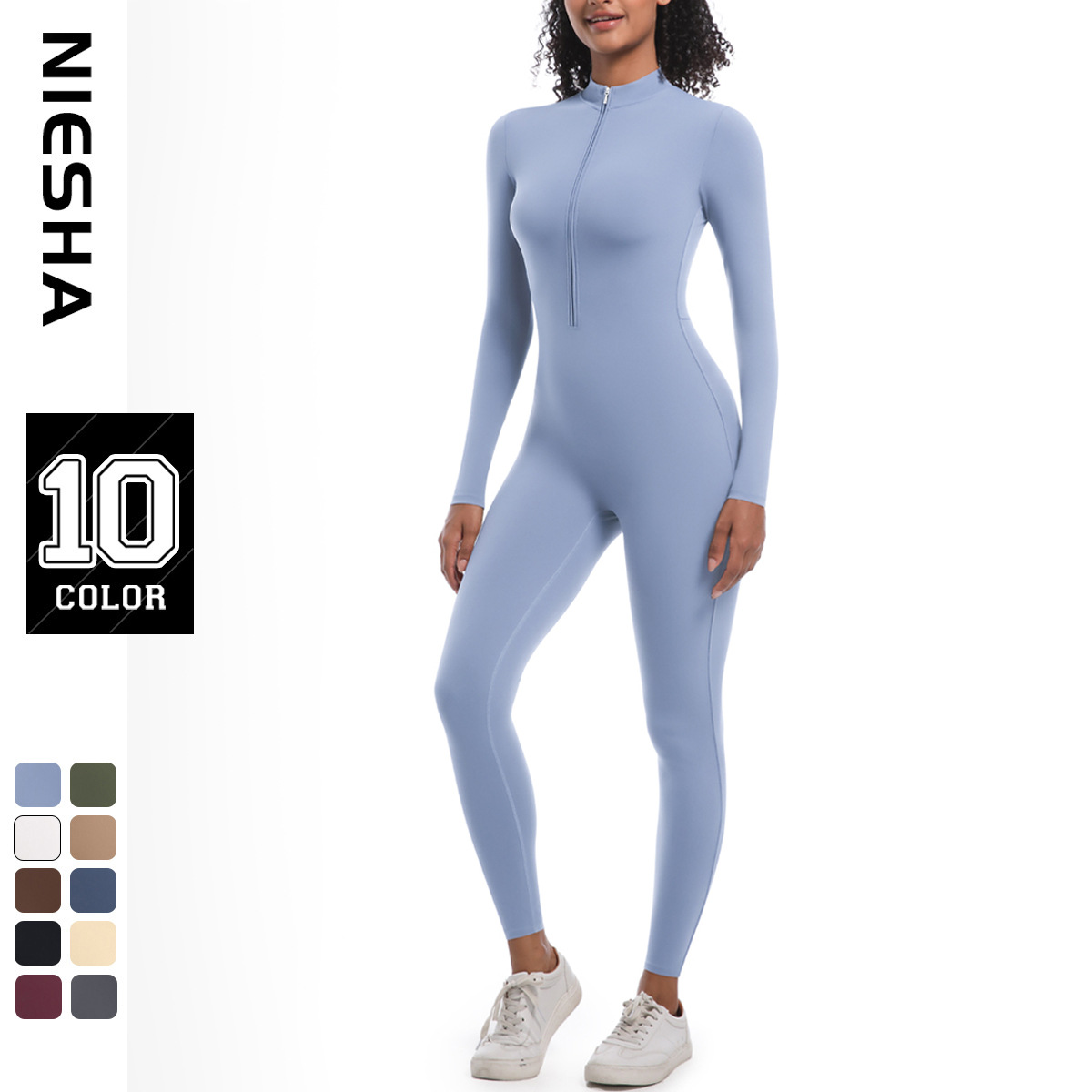 Autumn Zipper Workout Jumpsuit – Yoga Overall Fitness Bewertung und Preis