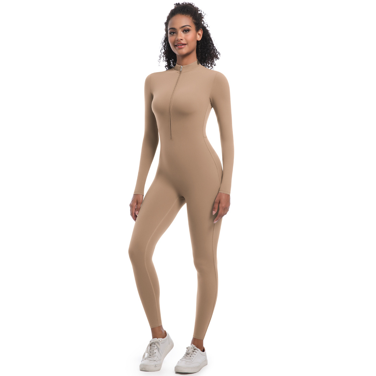 Autumn Zipper Workout Jumpsuit – Yoga Overall Fitness Bewertung und Preis