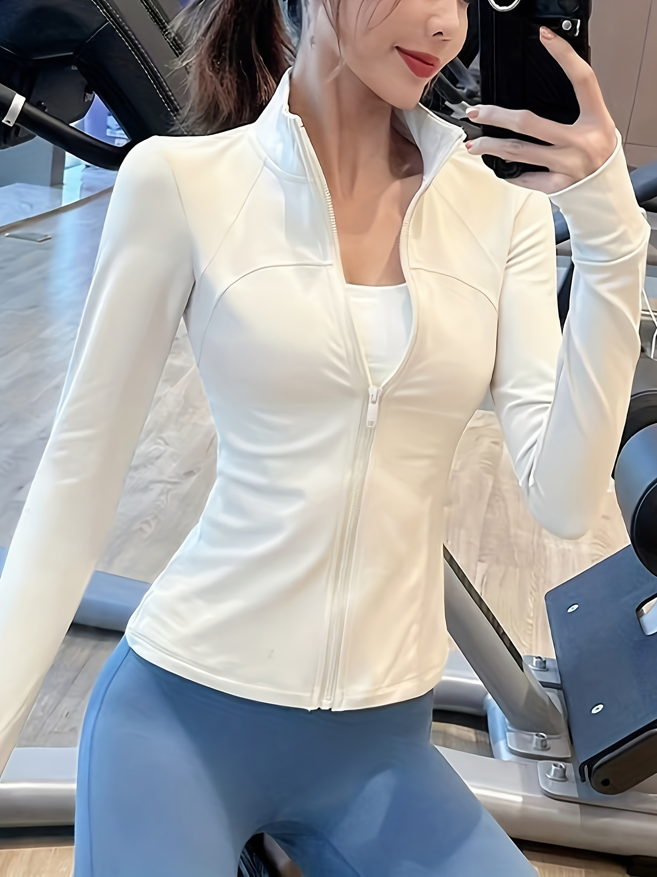Women's Solid Color Small Stan – Yoga Fitness Jacket Bewertung und Preis
