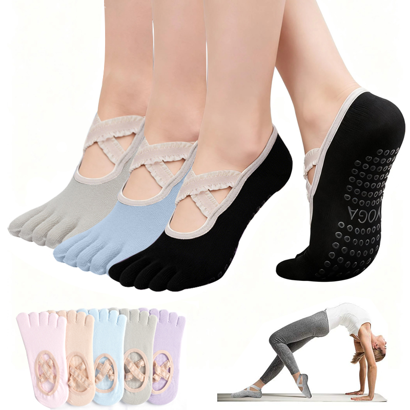 Ladies Non-Slip Pilates Socks  – Fitness Yoga Pilates Bewertung und Preis
