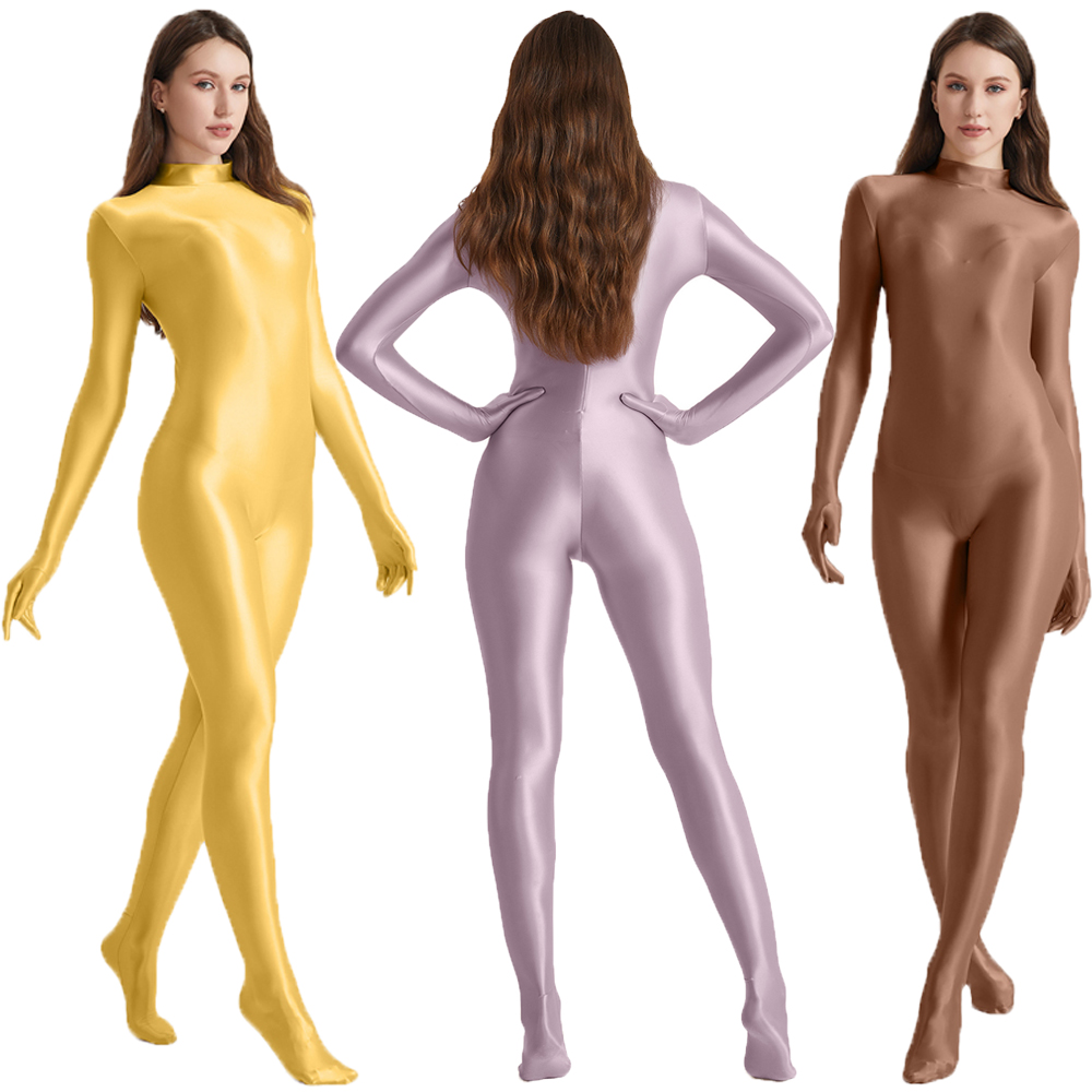 Women Oil Stretch High Neck Bo – Yoga Overall Fitness Bewertung und Preis