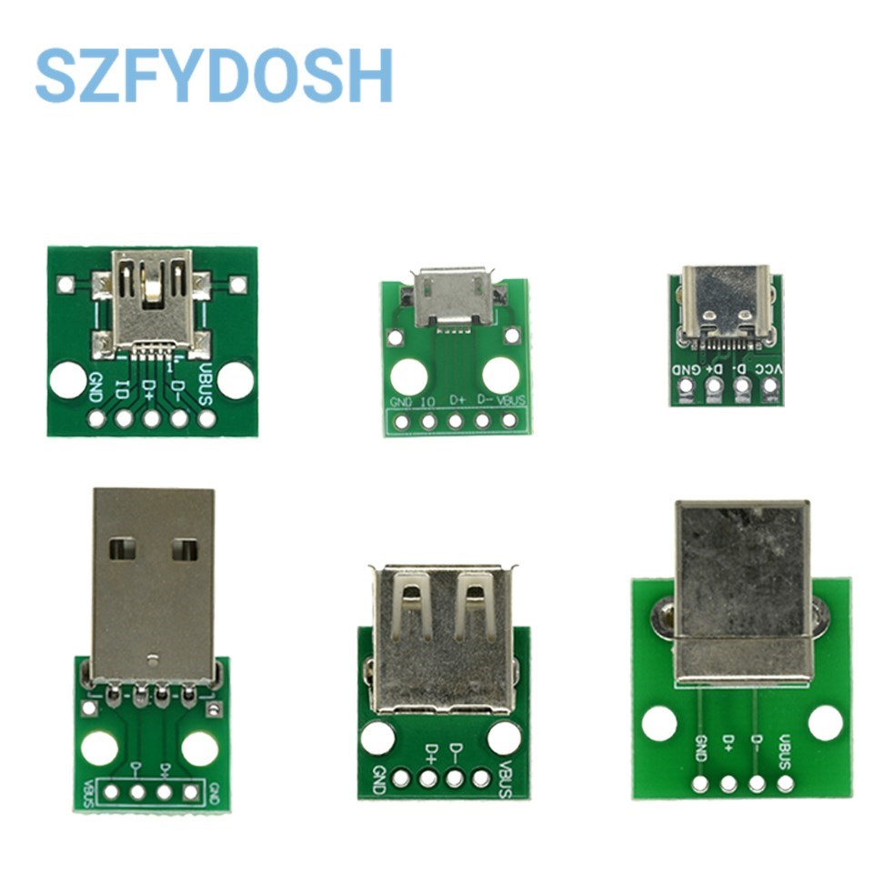 10PCS MICRO MINI5P type-c USB  – Dip Bar Parallel Bewertung und Preis