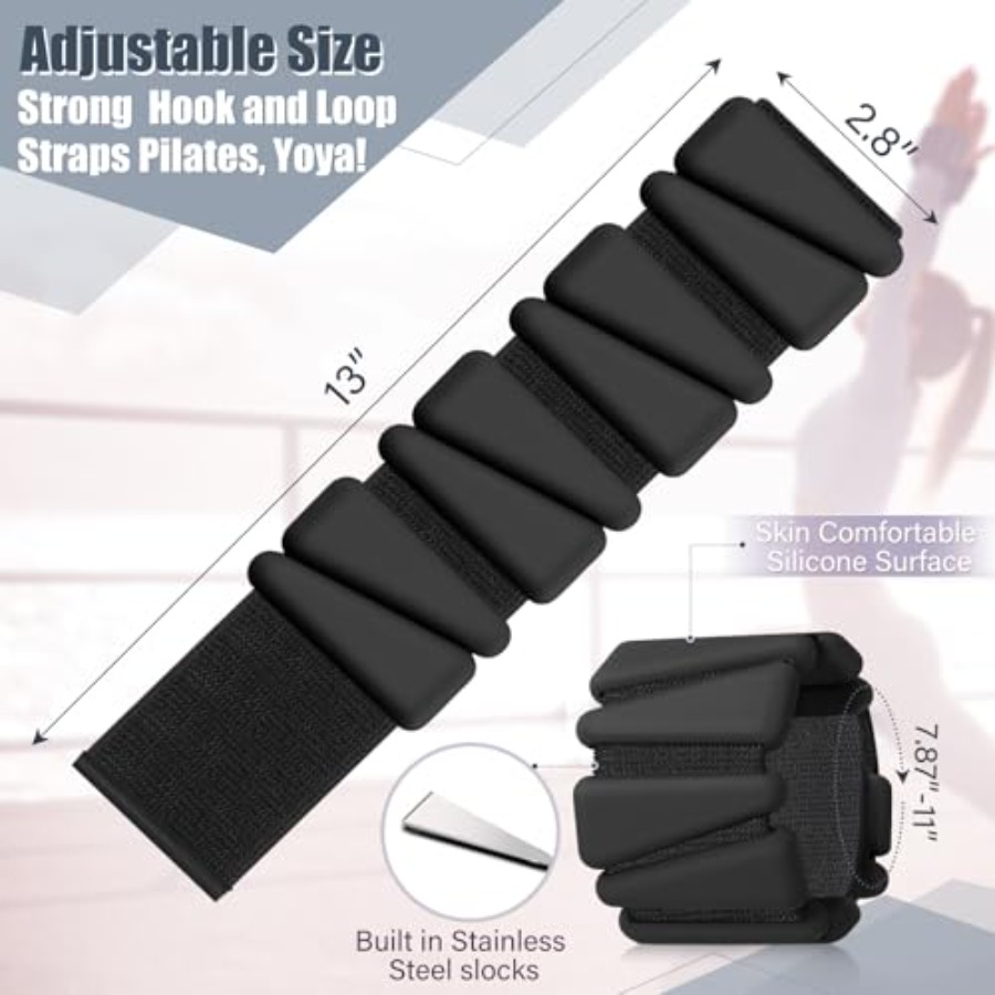 Adjustable Silicone Wrist Ankl – Ankle Weights Bewertung und Preis