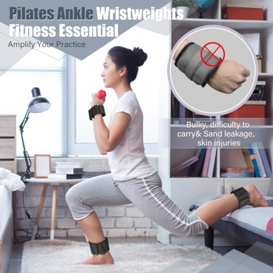 Adjustable Silicone Wrist Ankl – Ankle Weights Bewertung und Preis