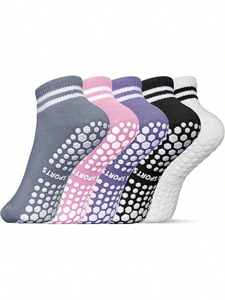 5 Pairs Women Double Stripe No – Fitness Yoga Pilates Bewertung und Preis
