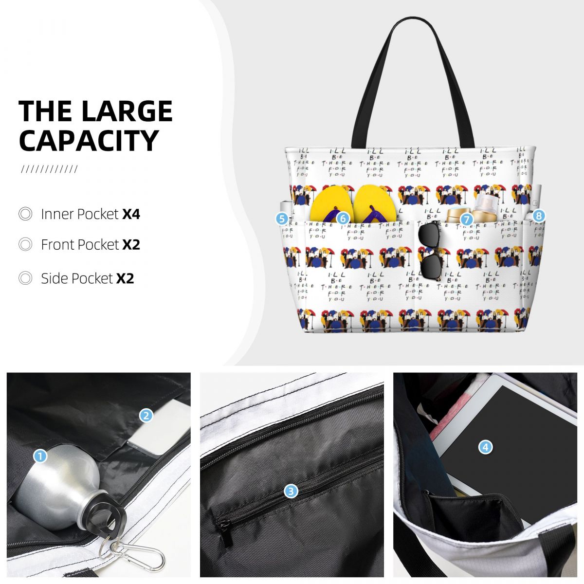Friend TV Show Beach Tote Bag  – Yoga Fitness Tva Bewertung und Preis