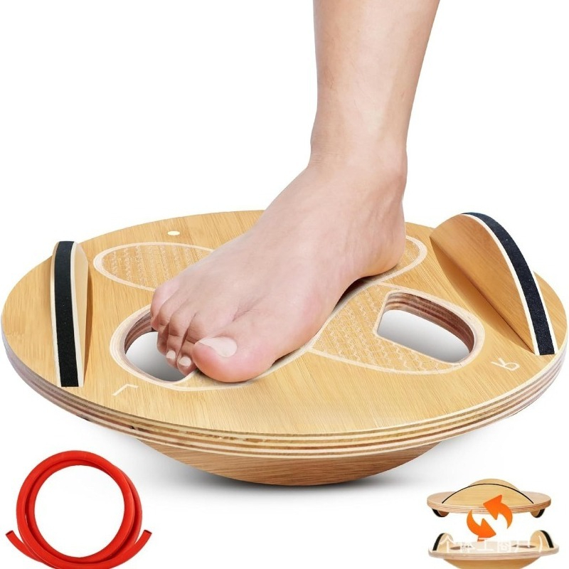 Wooden Fitness Balance Board A – Yoga Fitness Training Bewertung und Preis