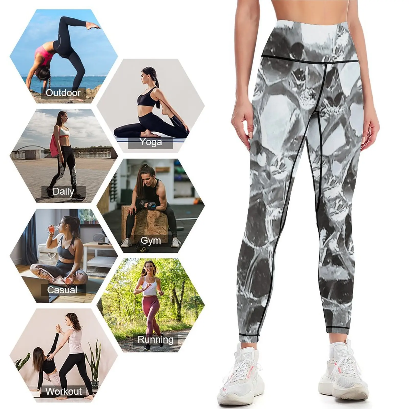 Mirrors and Glass Photo Leggin – Yoga Fitness Photos Bewertung und Preis