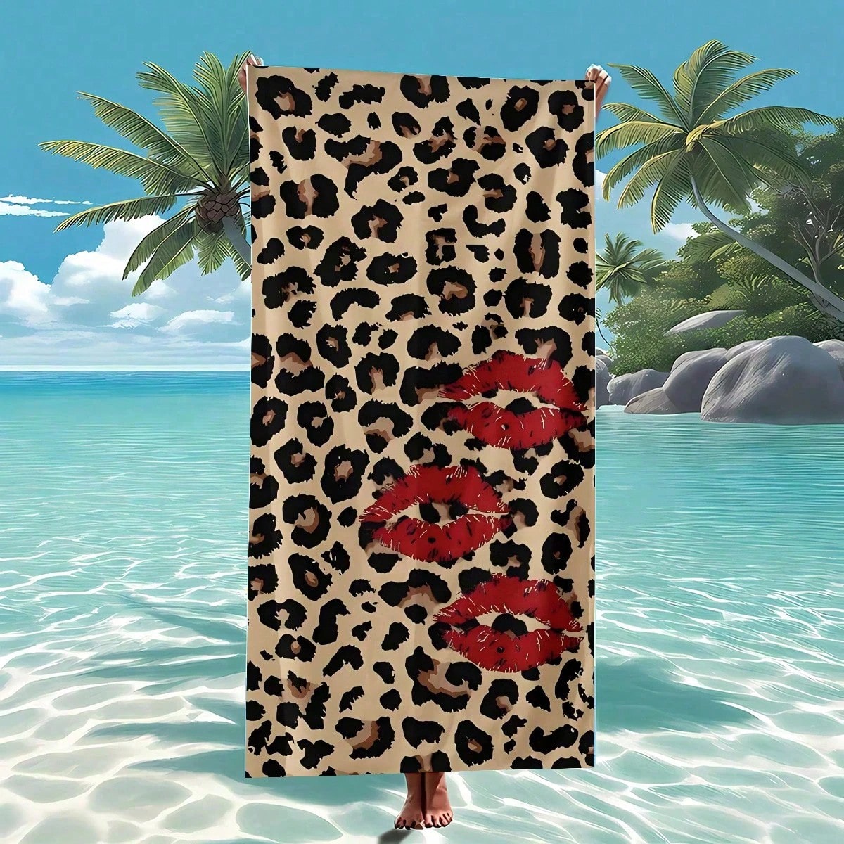 Toalla de playa con estampado  – Yoga En Fitness Bewertung und Preis