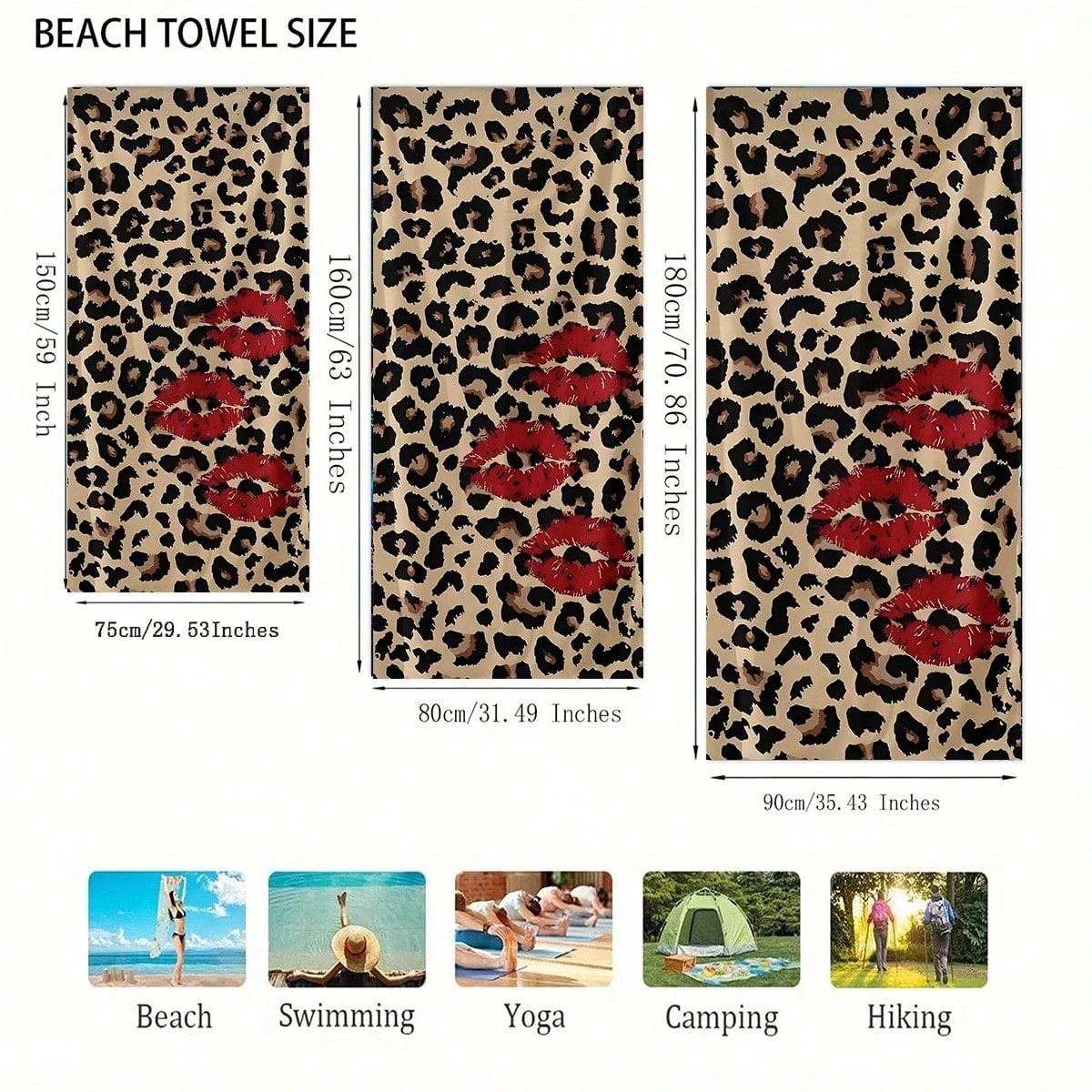 Toalla de playa con estampado  – Yoga En Fitness Bewertung und Preis