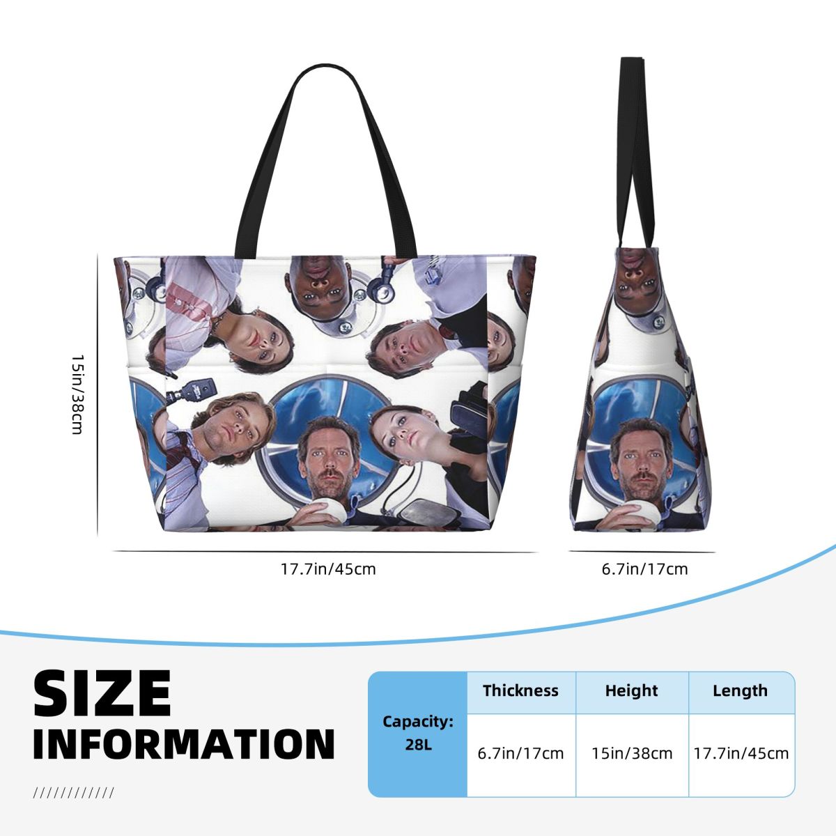 House MD TV Show Beach Tote Ba – Yoga Fitness Tva Bewertung und Preis