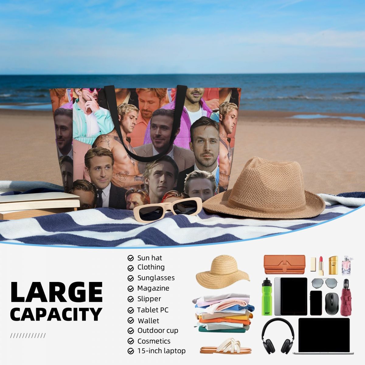 Ryan Gosling Photo Collage Bea – Yoga Fitness Photos Bewertung und Preis