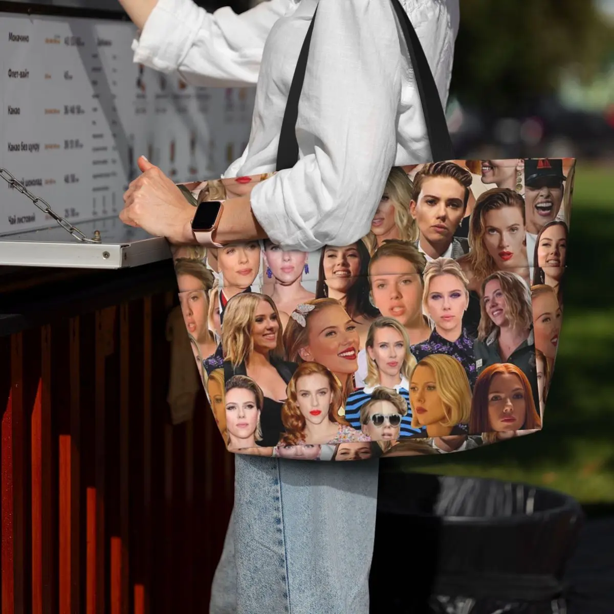 Scarlett Johansson Photo Colla – Yoga Fitness Photos Bewertung und Preis
