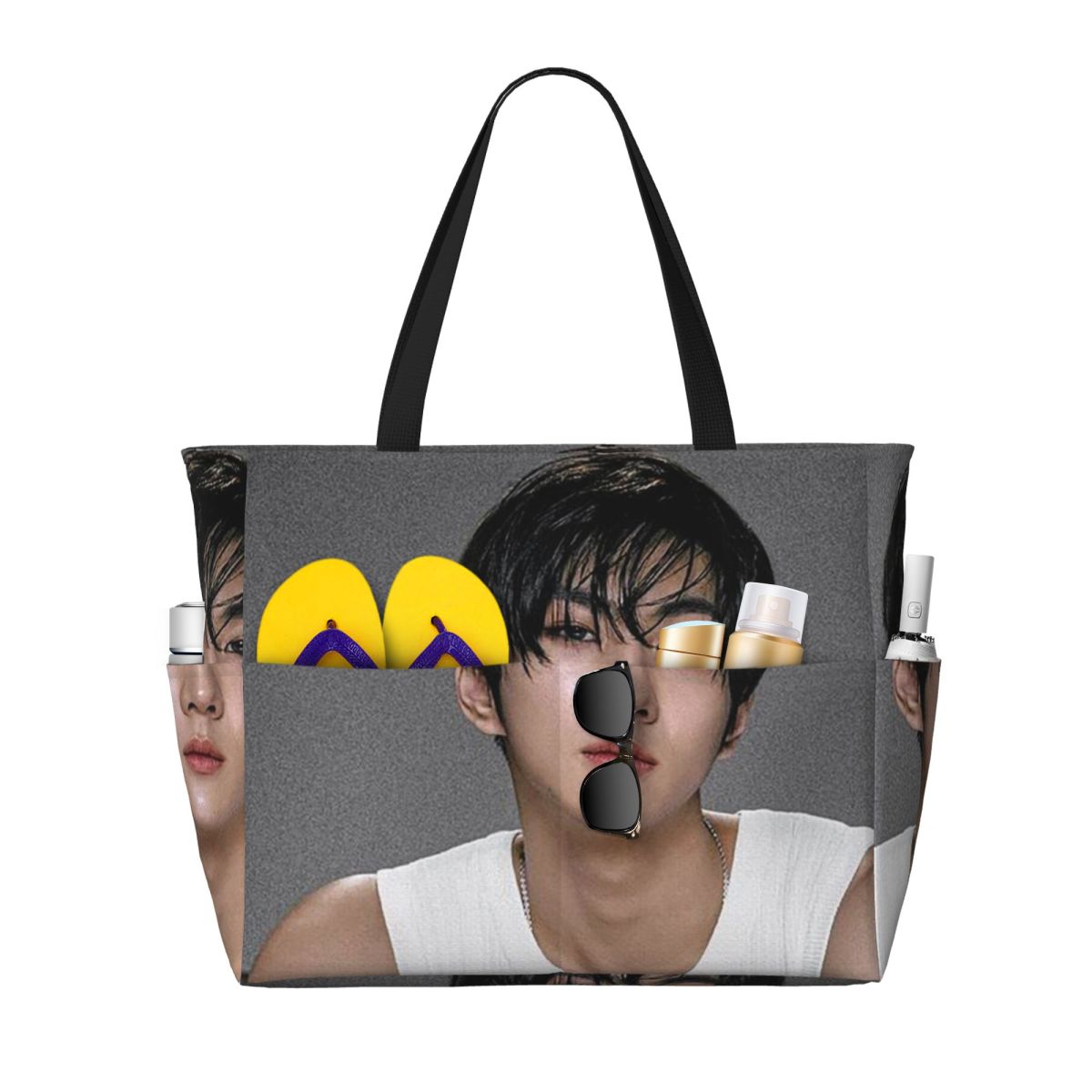 Jungwon En Kpop Beach Tote Bag – Yoga En Fitness Bewertung und Preis
