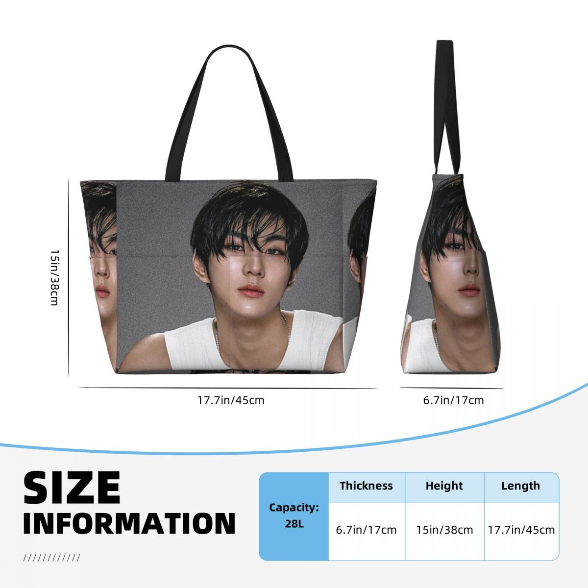Jungwon En Kpop Beach Tote Bag – Yoga En Fitness Bewertung und Preis